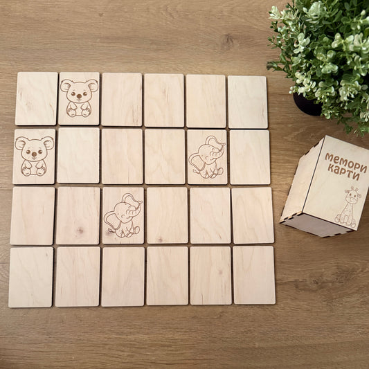 Мемори карти с животни
